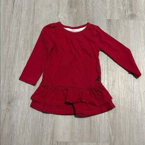 Burt's Bees Red Long Sleeve Dress